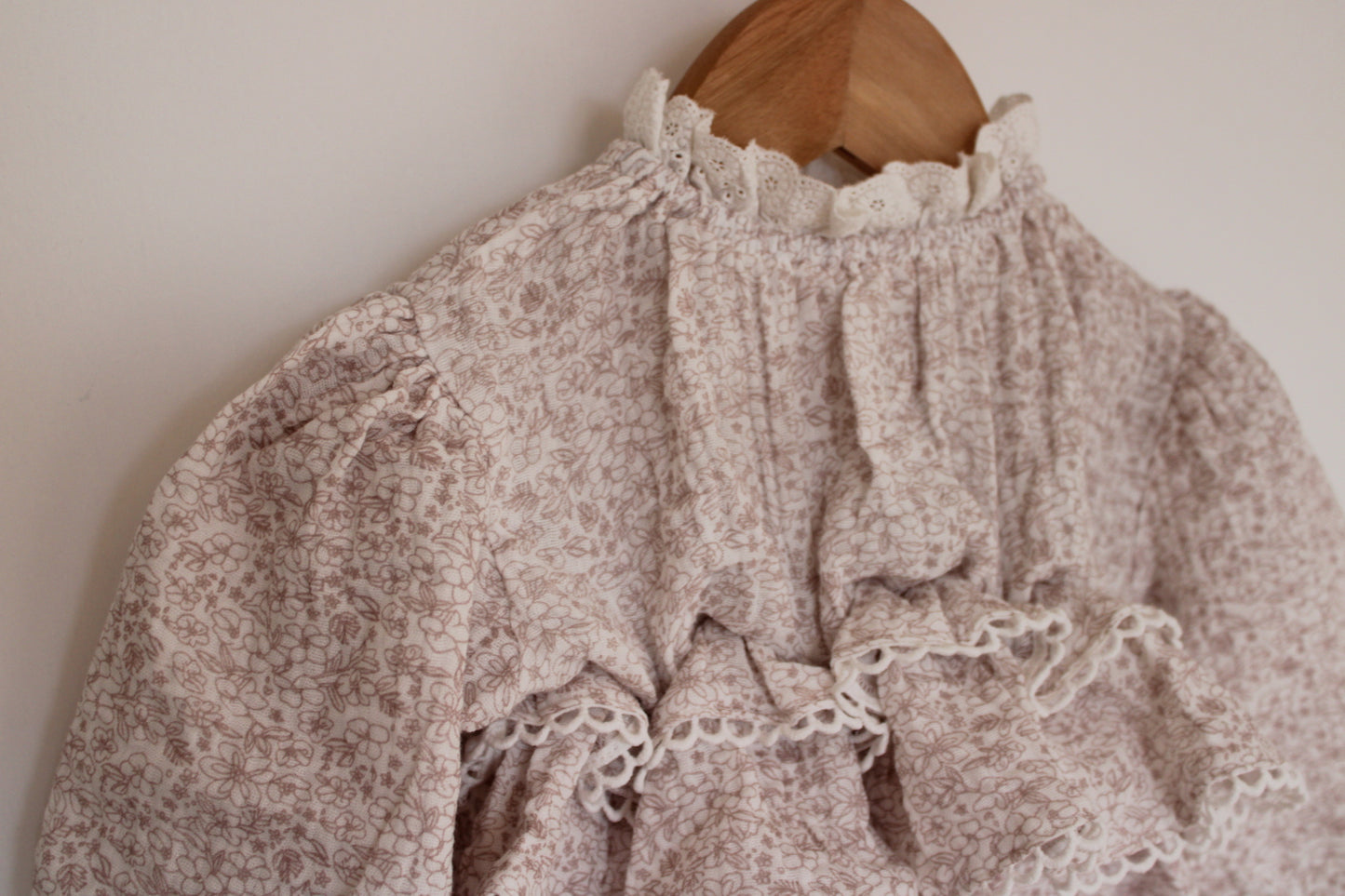 Frilly Floral Romper IN STOCK