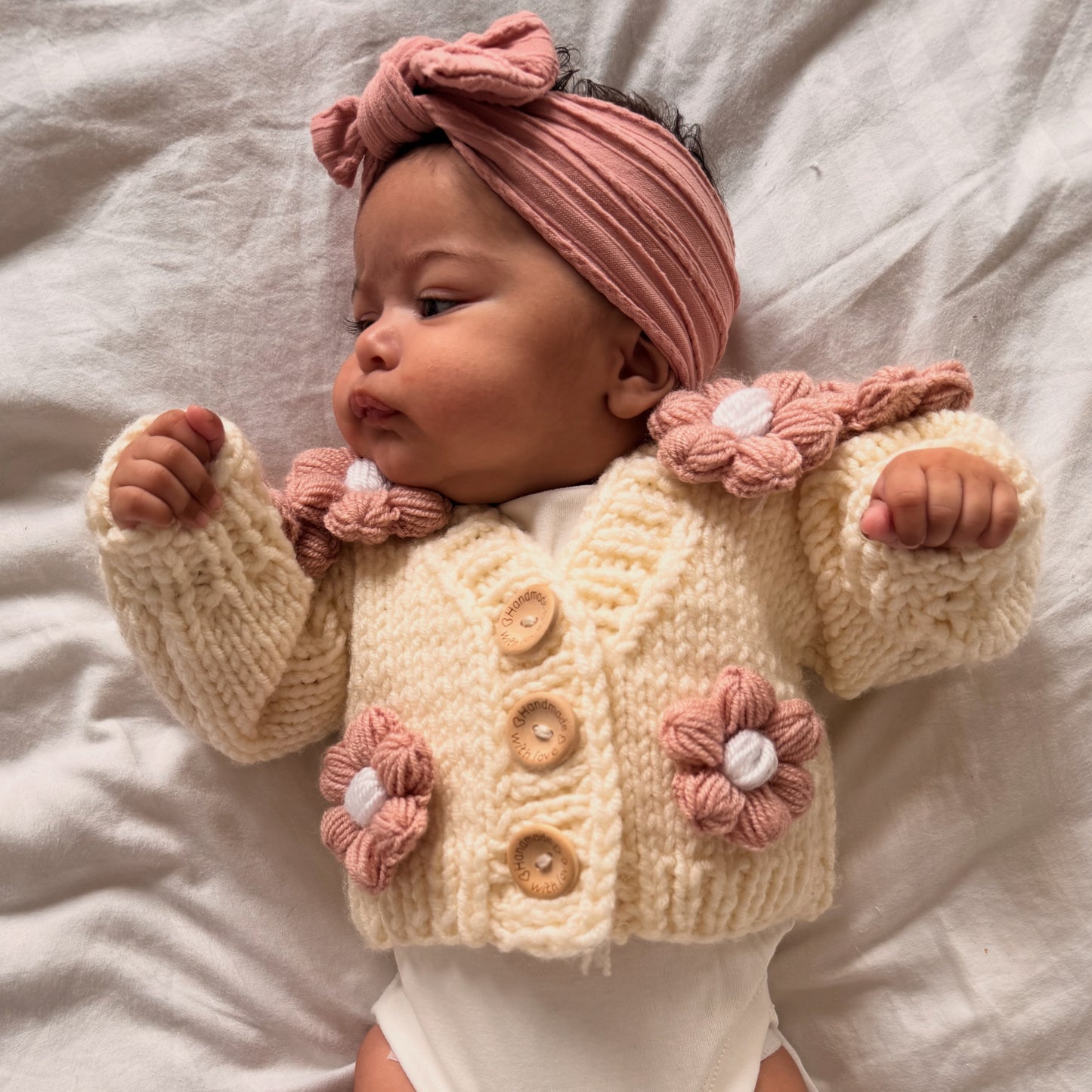 Cable Knit Bow Headbands