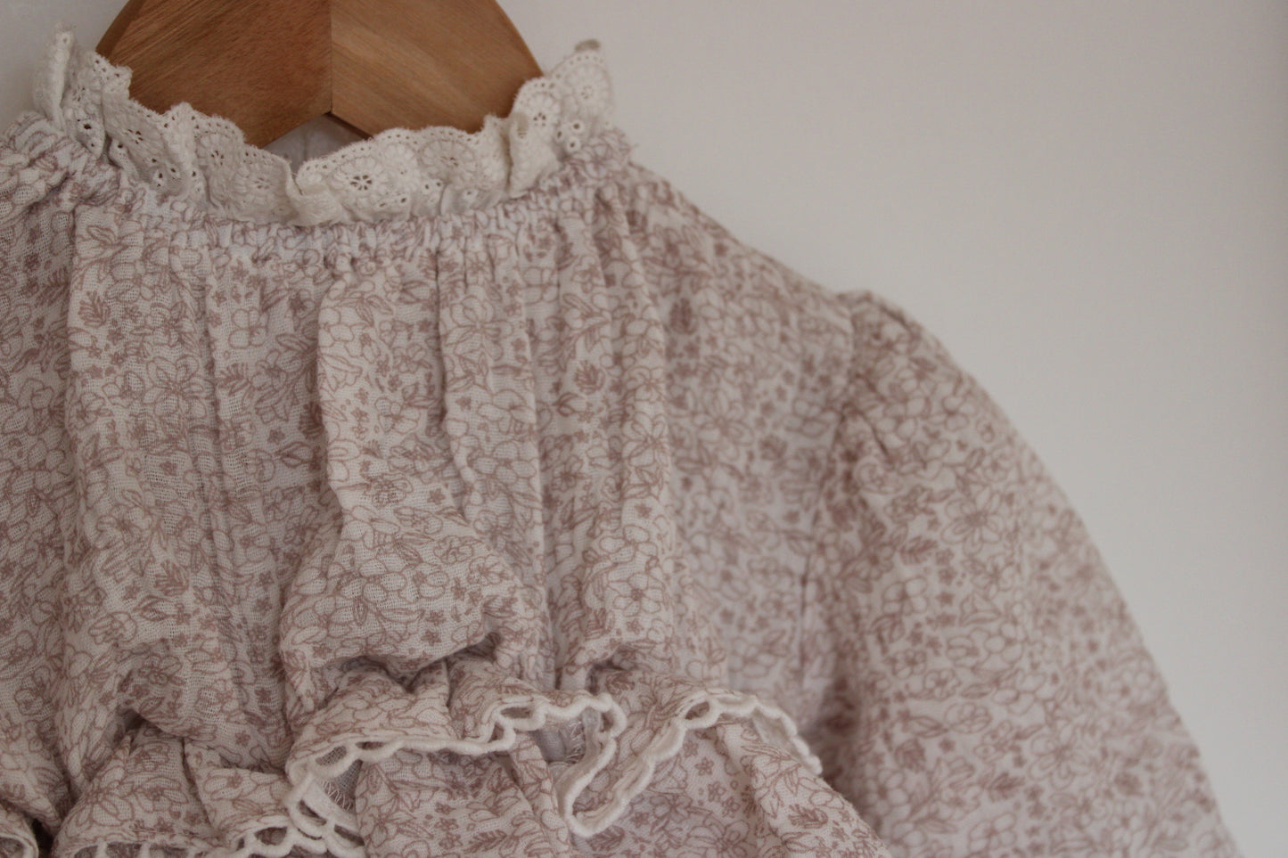 Frilly Floral Romper IN STOCK