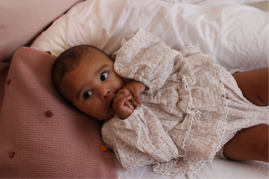 Frilly Floral Romper PRE ORDER